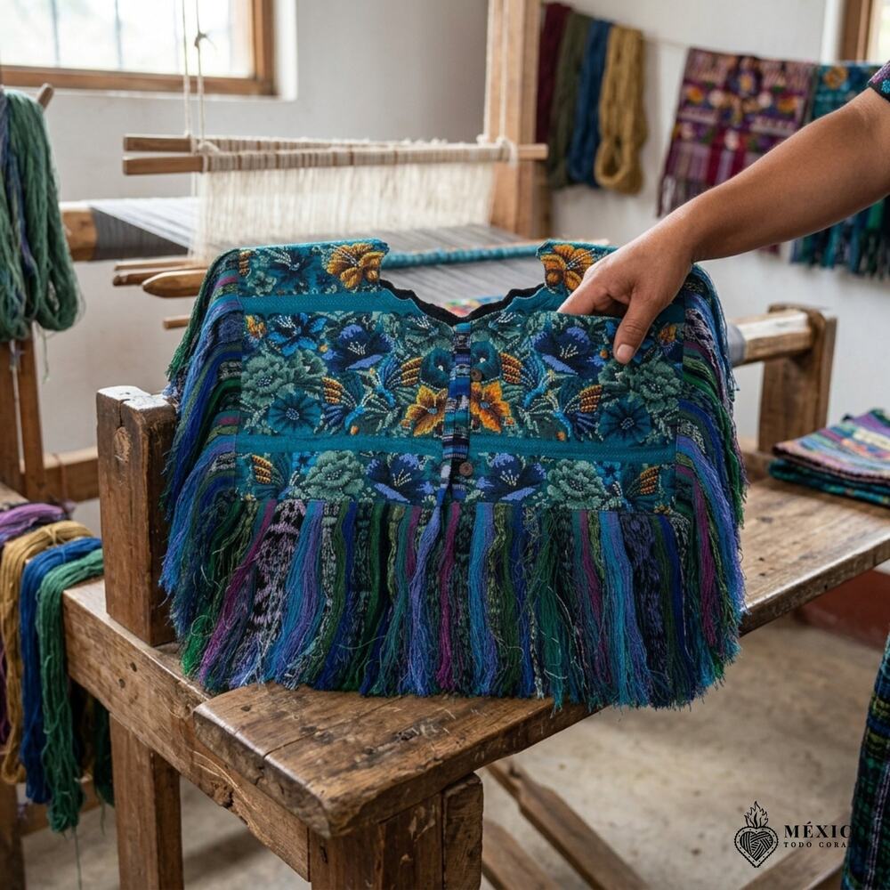 Cape huipil  only One of a kind one size SEE measurements one size fits all